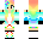 cute rainbow girl