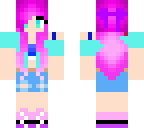 cyan-pink girl