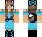 fixed cute blue kitty girl