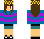 frisk with a little chara