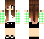 green plaid girl