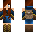 medieval girl w pack