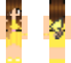pika girl in a dress