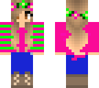 pink and green sheek