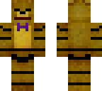 spring bonnie creepy eyes purple bow tie