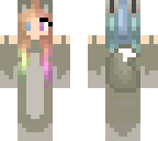 wolf rainbow girl