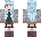 black and blue girl