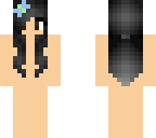 black hair and tan template