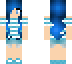 blue girl skin