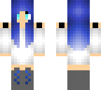 blue haired girl remade