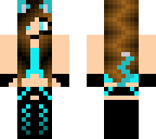blue neko girl edit again again