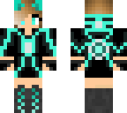 blue tron girl