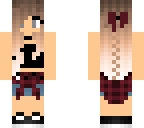 braided girl with flannel