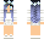 cute blue hair girl
