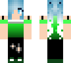 cute green girl