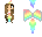 cute unicorn girl skin