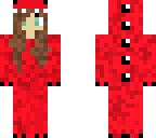 red dino girl