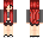 red tumblr girl