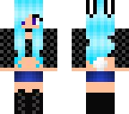 blue and black bunny girl fixed