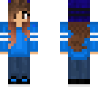 blue beanie girl