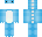 blue dino onesie outfit base