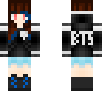 bts hoodie girl