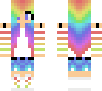 cute rainbow girl