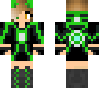green tron girl
