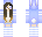 kawaii blue bunny