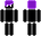 purple hair robot