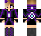 purple tron girl
