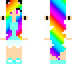 rainbow cat girl