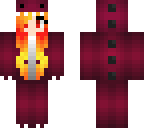 red - dino onzie