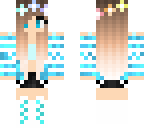 summer blue girl