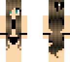 black bikini girl