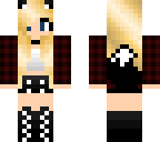 blonde cat girl