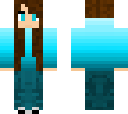 blue gamer girl