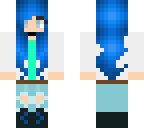 blue girl