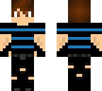 blue striped boy