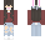 bunny face girl