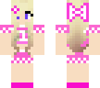 cheerleader in other way with a bow
