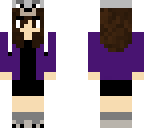 cool purple girl