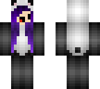 derpy purple haired panda