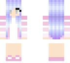 kawaii blue hair girl