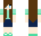 mint cute girl