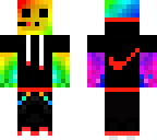 my custom rainbow slime skin