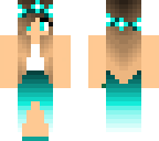 ombre dress - blue