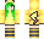 pikachu green haired girl