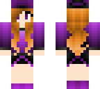 purple athletic girl