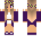 purple dress girl